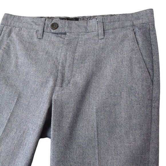 Ted Baker London Blue Gray Pants 30R x 30L Slim Fit Smart Casual Businesscore - Picture 4 of 10